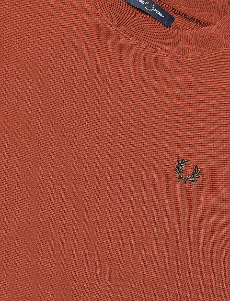 CREW NECK SWEATSHIRT - BRNDY/NGTG