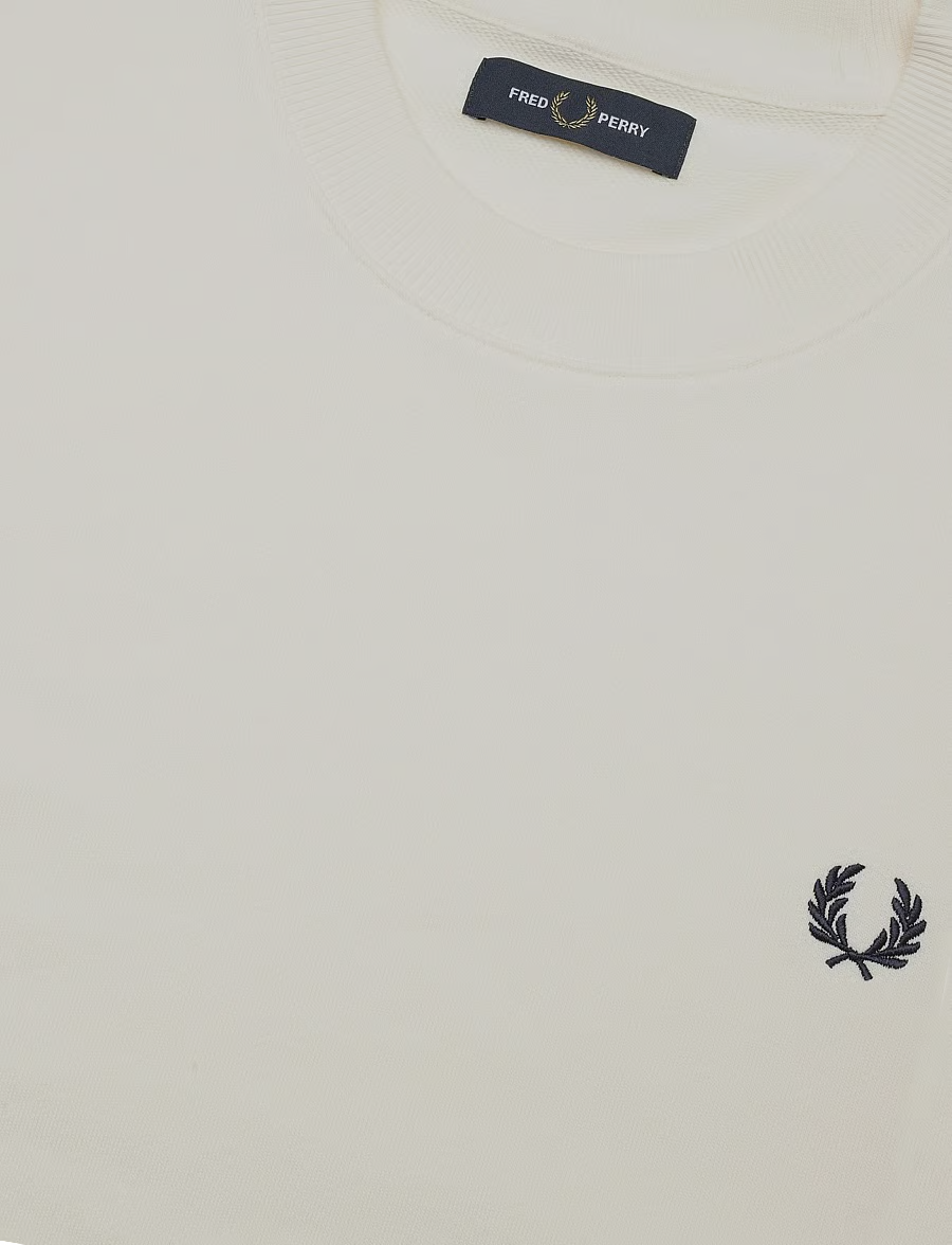 CREW NECK SWEATSHIRT - ECRU/SEAGR/DKAIR