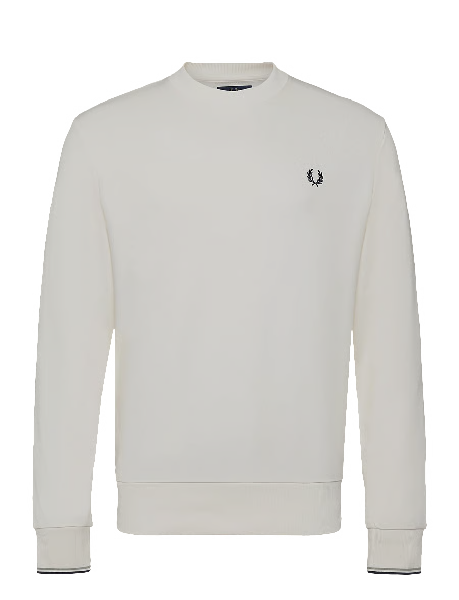 CREW NECK SWEATSHIRT - ECRU/SEAGR/DKAIR