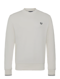 CREW NECK SWEATSHIRT - ECRU/SEAGR/DKAIR
