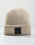 SIREN CABLE KNIT BEANIE - STONE