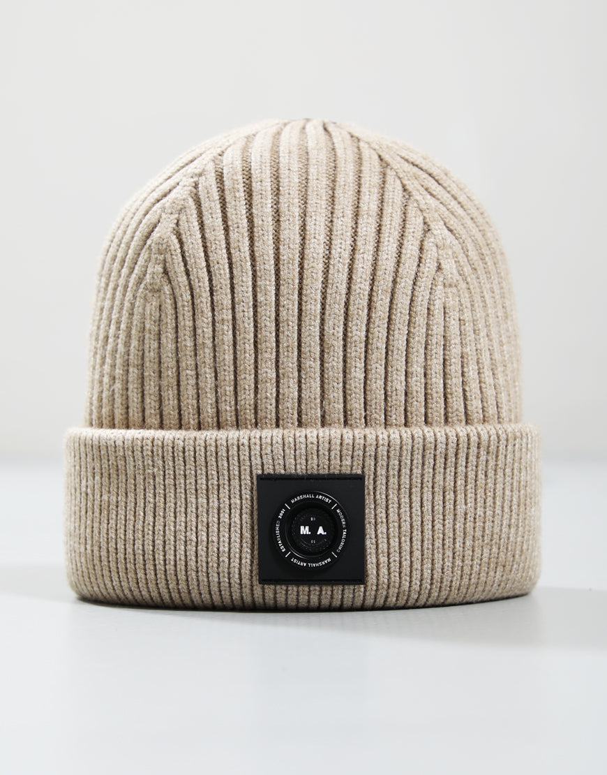 SIREN CABLE KNIT BEANIE - STONE