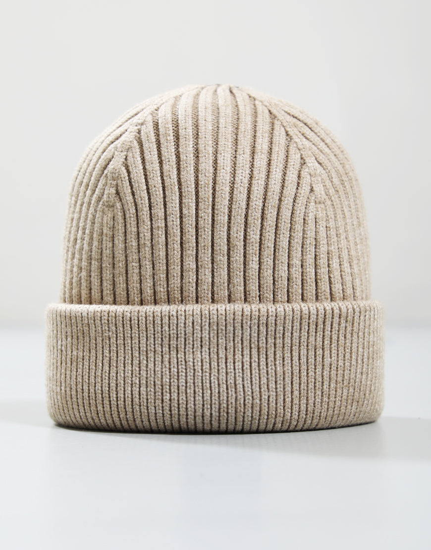 SIREN CABLE KNIT BEANIE - STONE