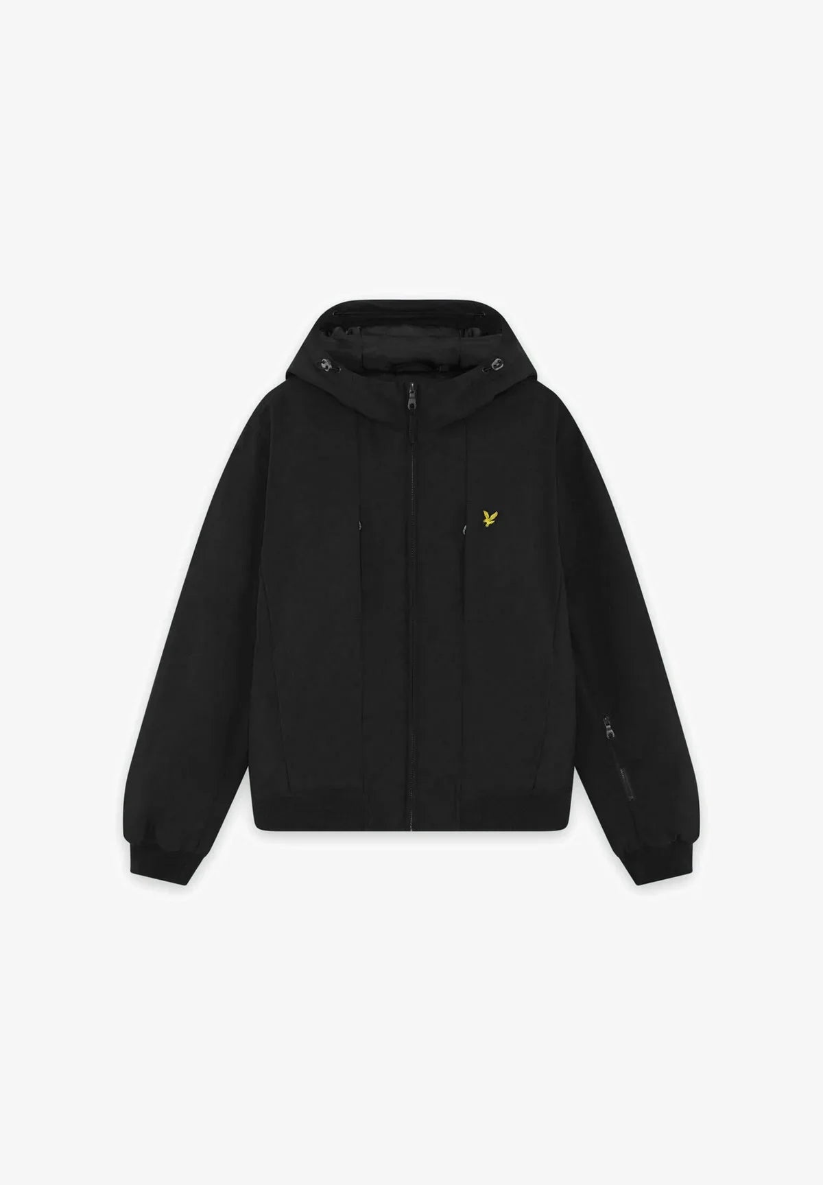 WADDED SOFTSHELL JACKET - JET BLACK